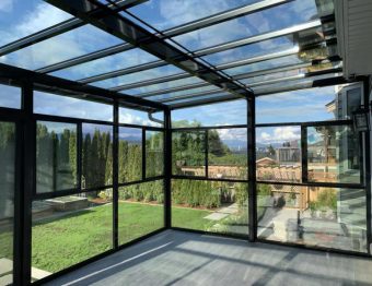 sunroom inside look